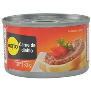 Carne de Diablo en Lata Éxito  80 g