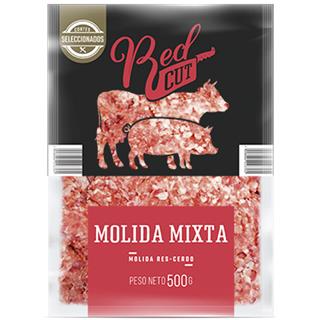 Carne Molida de Res y Cerdo Red Cut  0.5 kg