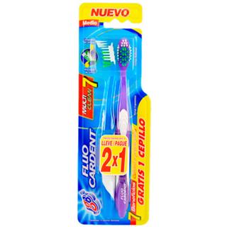 Cepillo de Dientes Medio Multi Clean 7 Reach  2 unidades