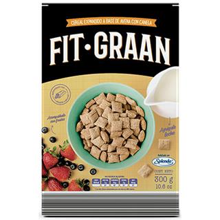 Cereal de Avena Canela, Bajo en Sodio Fit Graan  300 g