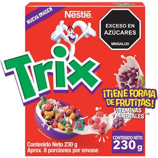 Cereal en Figuras Frutas Trix  230 g