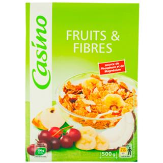 Cereal Semi Integral con Frutas Casino  500 g