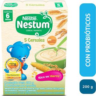 Cereales para Bebé 5 Cereales Nestum  200 g