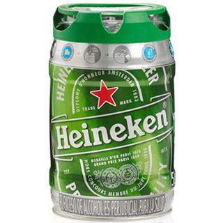 Cerveza Rubia Heineken 5 000 ml