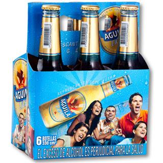 Cerveza Suave Botellas Aguila 1 980 ml