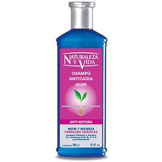 Champú Anticaída Mujer, Antirotura Naturaleza y Vida  300 ml