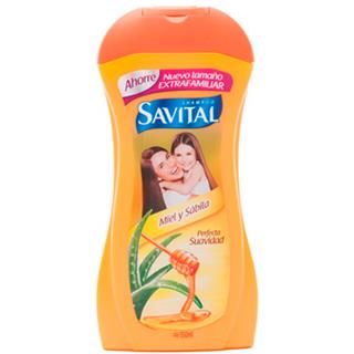 Champú Miel y Sábila Savital  550 ml