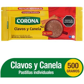 Chocolate en Pasta con Azúcar, Clavos y Canela Corona  500 g