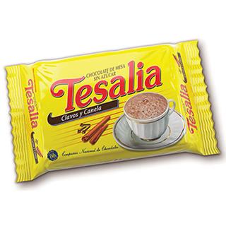 Chocolate en Pasta sin Azúcar con Clavos y Canela Tesalia  250 g