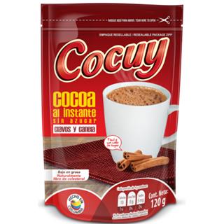 Chocolate en Polvo sin Azúcar con Clavos y Canela Cocuy  120 g