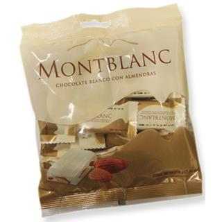 Chocolatina Blanca con Almendras Montblanc  216 g