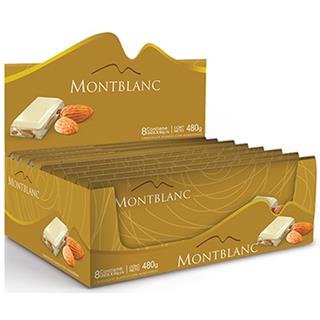 Chocolatina Blanca con Almendras Montblanc  480 g