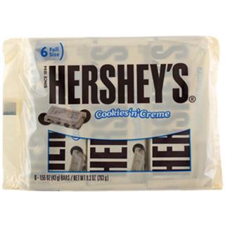 Chocolatina Blanca con Trozos de Galleta Negra Hershey's  263 g