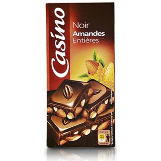 Chocolatina Común con Almendras Casino  200 g