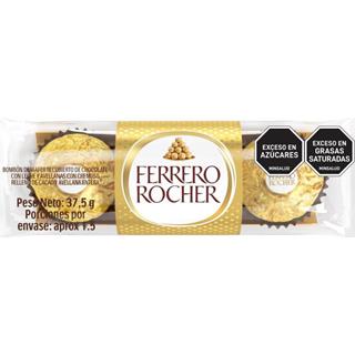 Chocolatina Común con Avellanas Ferrero Rocher  38 g