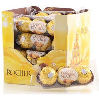 Chocolatina Común con Avellanas Ferrero Rocher  600 g