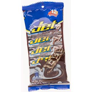 Chocolatina Común con Chocolate Blanco Jet  144 g