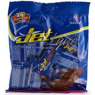Chocolatina Común Dietética Jet  216 g