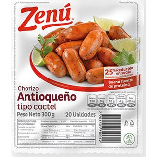 Chorizos Antioqueños de Coctel Zenú  300 g