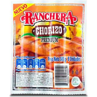 Chorizos de Res y Cerdo Ranchera  560 g