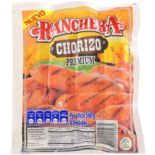 Chorizos de Res y Cerdo Ranchera  560 g