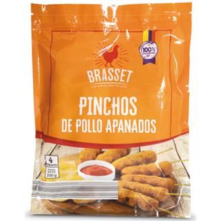 Chuzos de Pollo Apanados Brasset  200 g