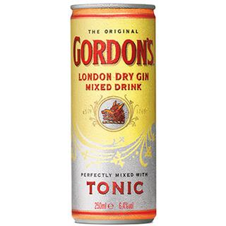 Coctel Dry Gin, Tonic Gordons  250 ml