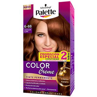 Coloración Capilar Permanente 6-88 Chocolate Claro Palette  2 unidades