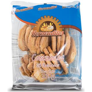 Corazones de Hojaldre Horneaditos  210 g