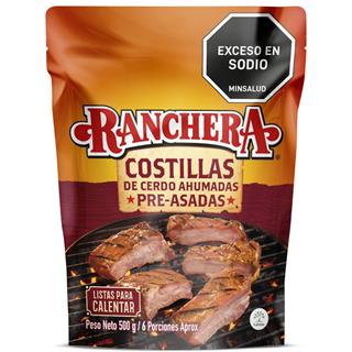 Costilla de Cerdo Ahumada Preasada Ranchera  0.5 kg