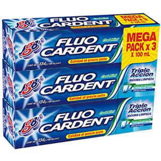 Crema Dental Tricolor Fluocardent  300 ml
