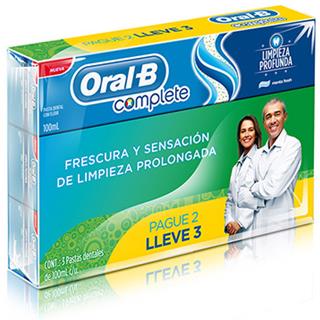 Crema Dental Tricolor Oral-B  300 ml