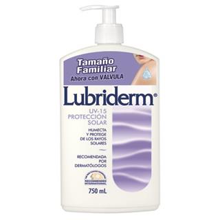 Crema Humectante con Protector Solar UV15 Lubriderm  750 ml