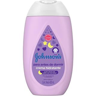 Crema Humectante para Bebé Para Antes de Dormir Johnson's Baby  400 ml