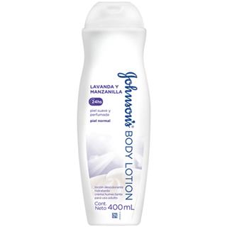 Crema Humectante para Piel Normal Lavanda y Manzanilla Johnson's  400 ml