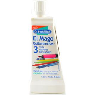 Desmanchador para Ropa de Color Líquido Tinta, Crayones y Rotuladores Dr. Beckmann  50 ml