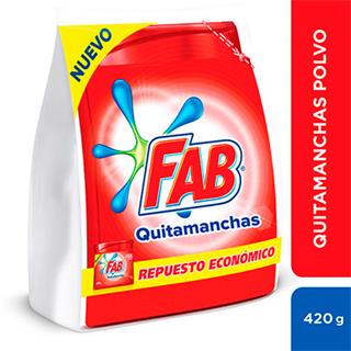 Desmanchador para Ropa en Polvo Repuesto Fab  420 g