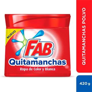 Desmanchador para Ropa en Polvo Fab  420 g