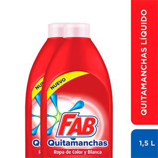 Desmanchador para Ropa Líquido Fab 1 500 ml