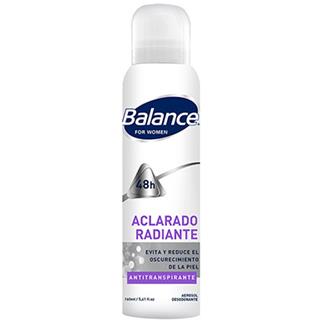 Desodorante en Aerosol Aclarante Aclarado Radiante, For Women Balance  160 ml