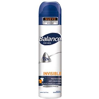 Desodorante en Aerosol Invisible For Men Balance  160 ml