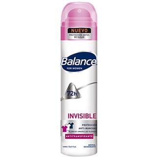 Desodorante en Aerosol Invisible For Women Balance  160 ml