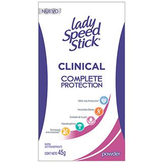 Desodorante en Barra Clínico Powder Lady Speed Stick  45 g