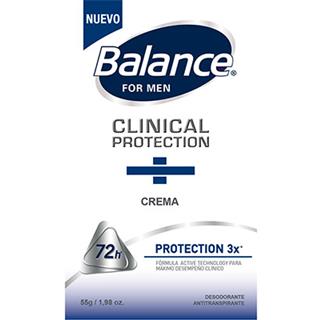 Desodorante en Crema Clínico 3x, For Men Balance  55 g