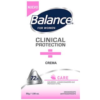 Desodorante en Crema Clínico Care, For Women Balance  55 g