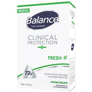 Desodorante en Crema Clínico Fresh, Mujer Balance  55 g