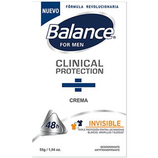 Desodorante en Crema Clínico Invisible, For Men Balance  55 g