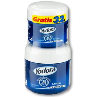 Desodorante en Crema No Antitranspirante Clásico Yodora  92 g