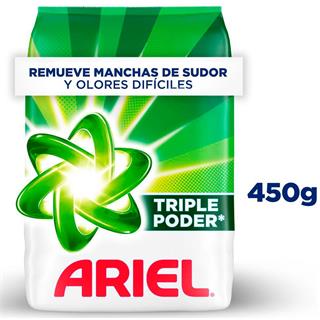 Detergente en Polvo Ariel  450 g