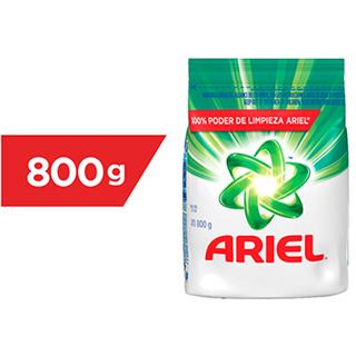 Detergente en Polvo Ariel  800 g